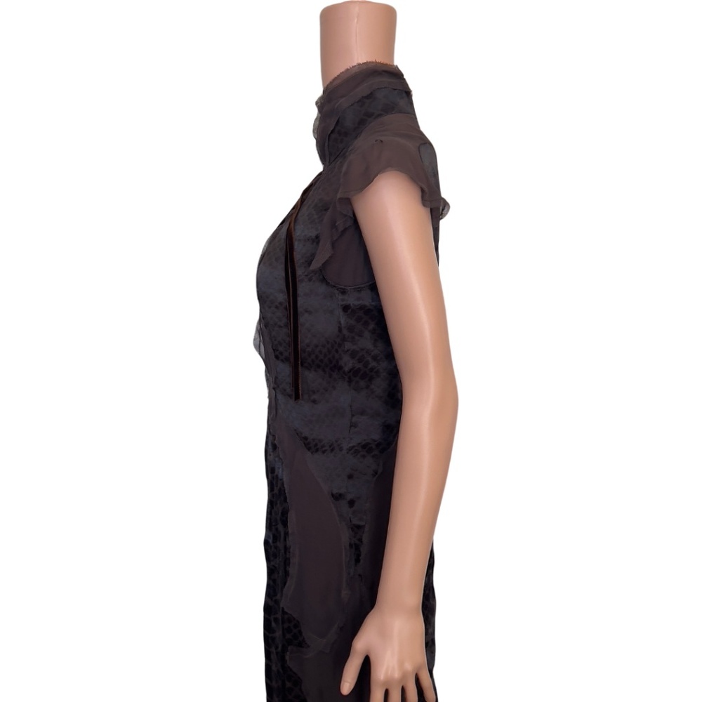 Yves Saint Laurent Tom Ford RUNWAY F/W 2004 AD Campaign Chinoiserie Dress - Picture 7 of 13